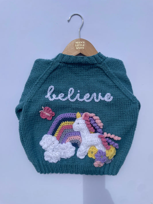 Believe Unicorn Cardigan