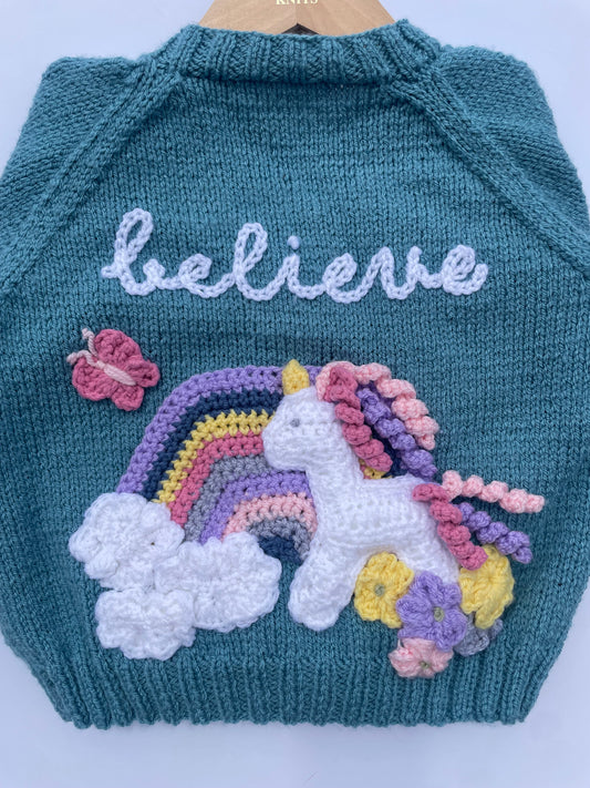 Believe Unicorn Cardigan